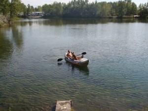 Kayaking the Lake