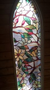 The Chapel's "stained glass" windows.